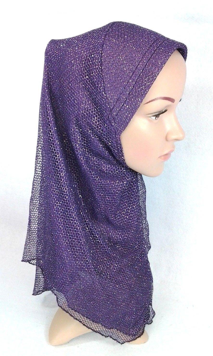 Muslim Hijab Islamic Soft Mesh Hijab/MaxiScarf/ Wrap/Shawl/Slip-on