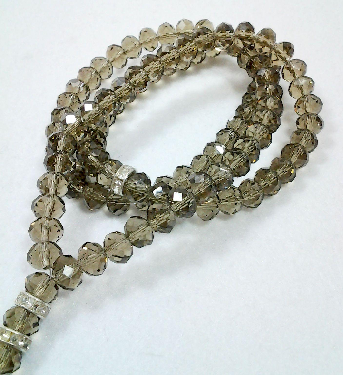 8mm Crystal Muslim Prayer Beads 99  Masbaha