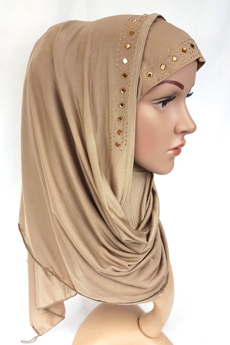 Slip On Instant Amira Style VISCOSE on-the-go Hijab Scarf ASZ0104