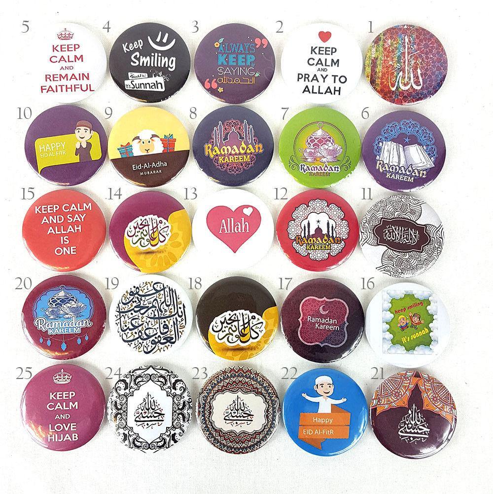 Muslim BADGE BUTTON PIN 