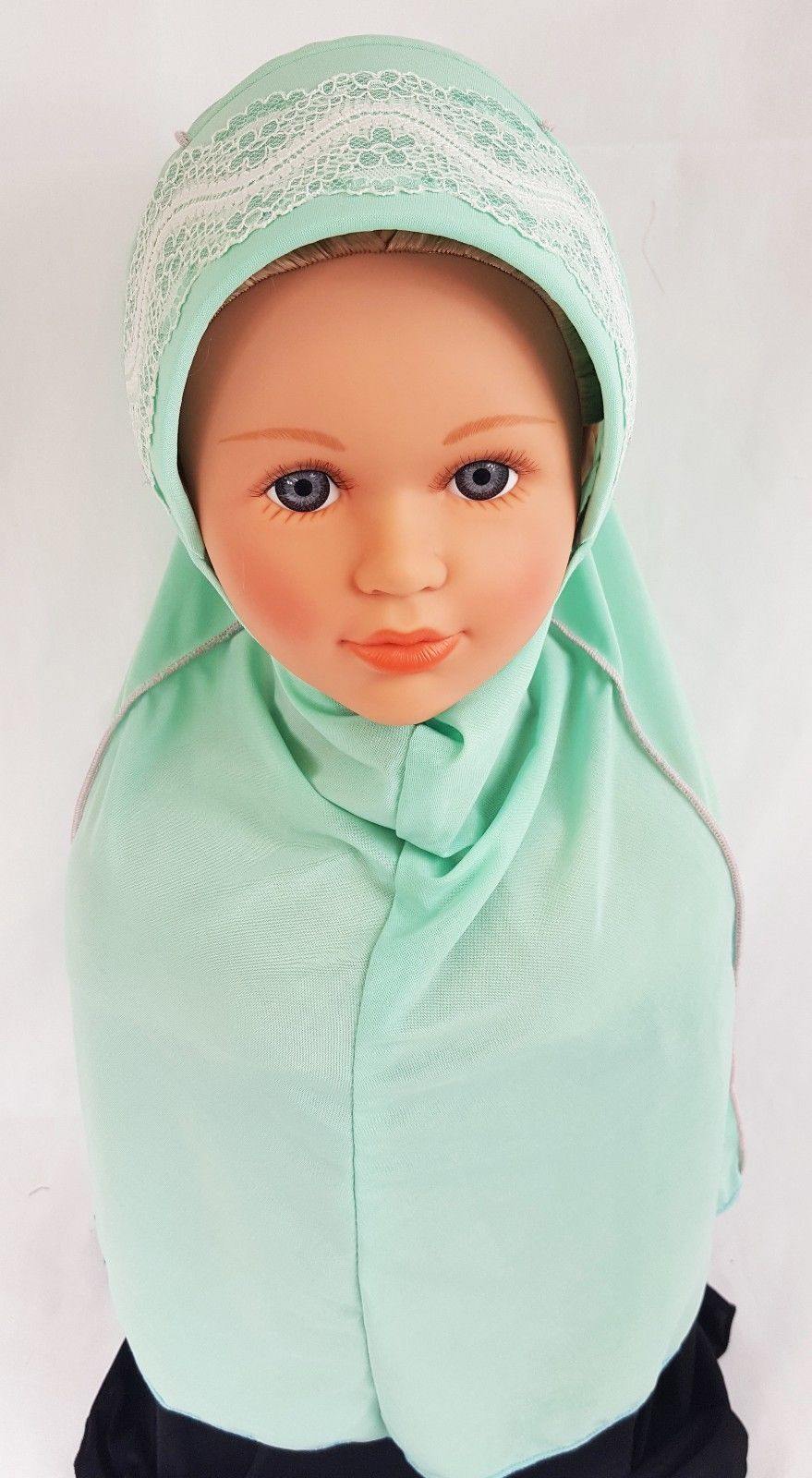 Viscose Baby Kids Children Hijab Islamic Scarf Shawls 3-6T