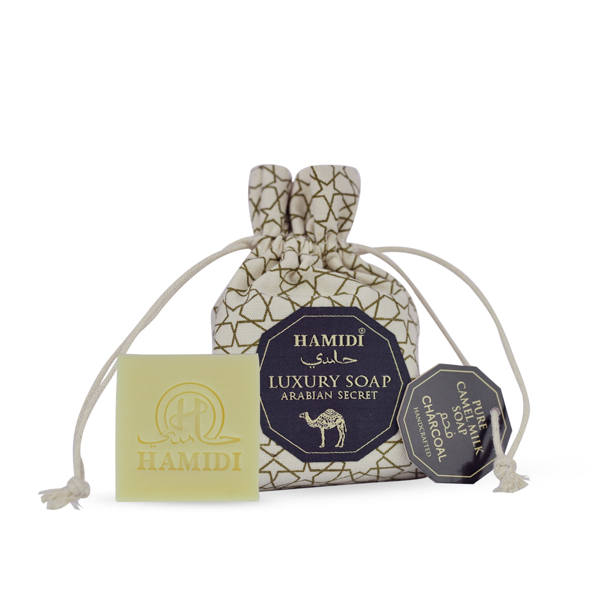 Hamidi Luxury Camel Milk Charcoal Soap