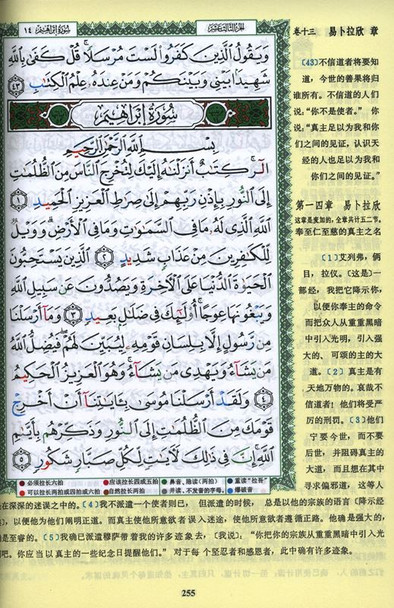 Tajweed Quran With Meanings Translation in Chinese 10