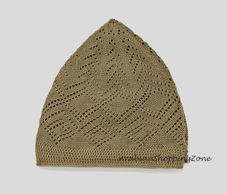 Kofi Topi Tupi Men Knitting Islamic Cap Muslim Hat