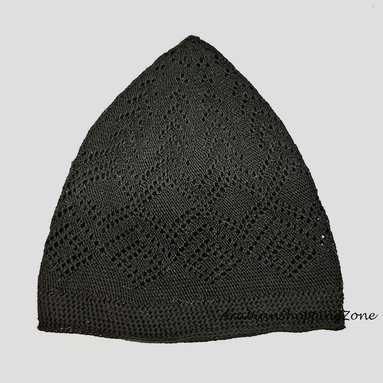 Kofi Topi Tupi Men Knitting Islamic Cap Muslim Hat