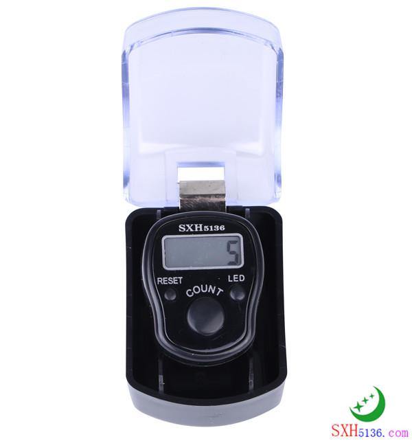 Muslim Digital Finger Tasbeeh Counter Masbaha with LED (BackLight)