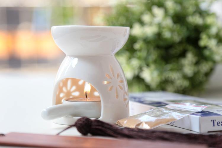 Ceramic Essential Oil Fragrance Aromatherapy Diffuser White