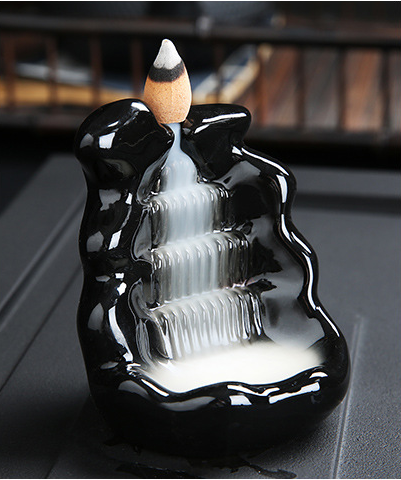 Ceramic Back-Flow Incense Burner Cone/Stick 5