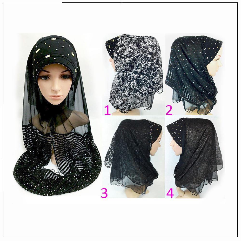 Summer Hijab Islamic Cap Headwear Scarf Shawls