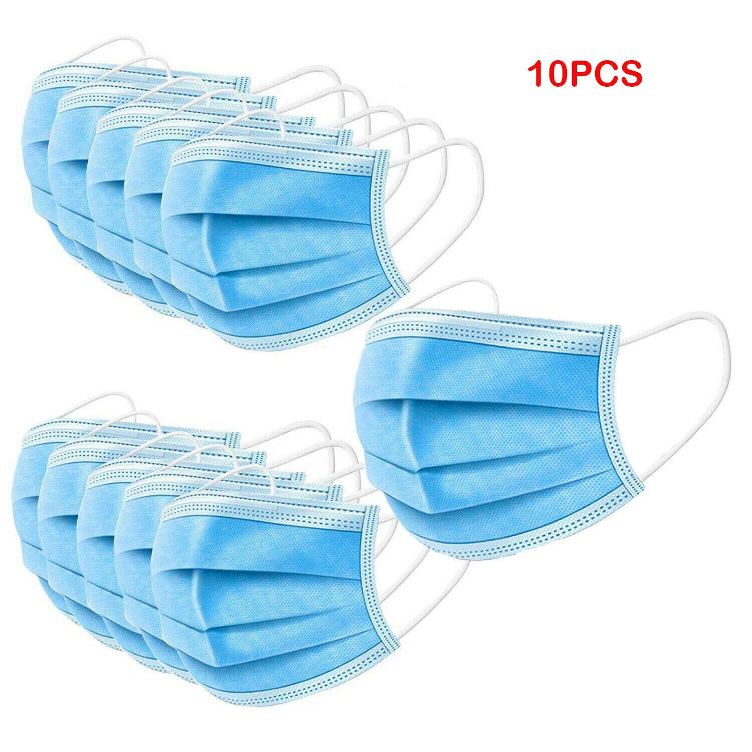 10PCS Protective Face Mouth Mask