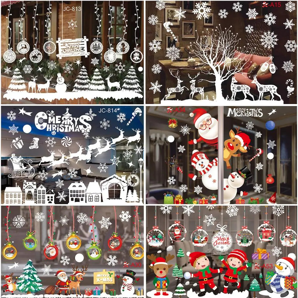 Christmas Window Wall Stickers