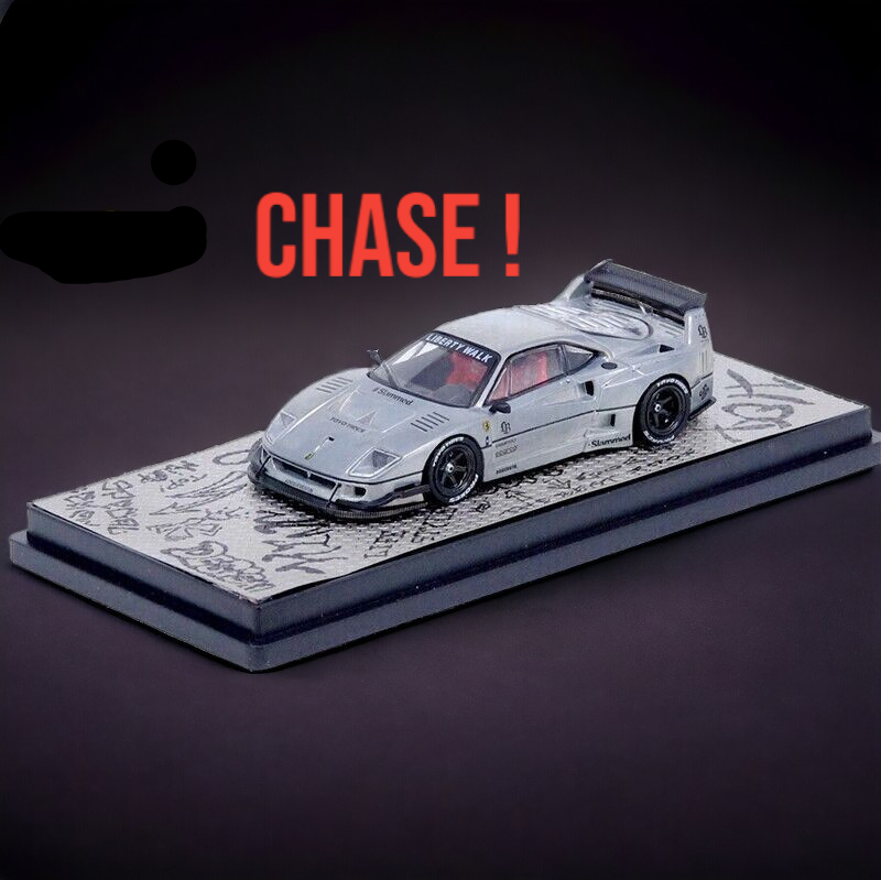 Ferrari F40 LBWK HONG KONG TOYCAR SALON 2023 SPECIAL EDITION 1:64 by Inno64 RAW CHASE