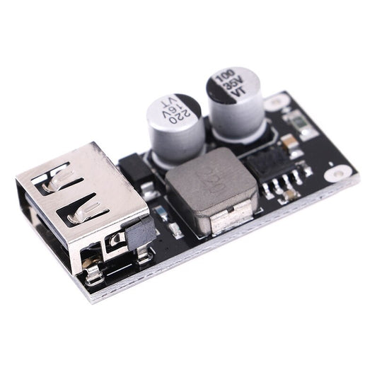 Step Down Converter DC 6v-12v-24v to 5V USB Output Power Supply Module –  MONDUINO