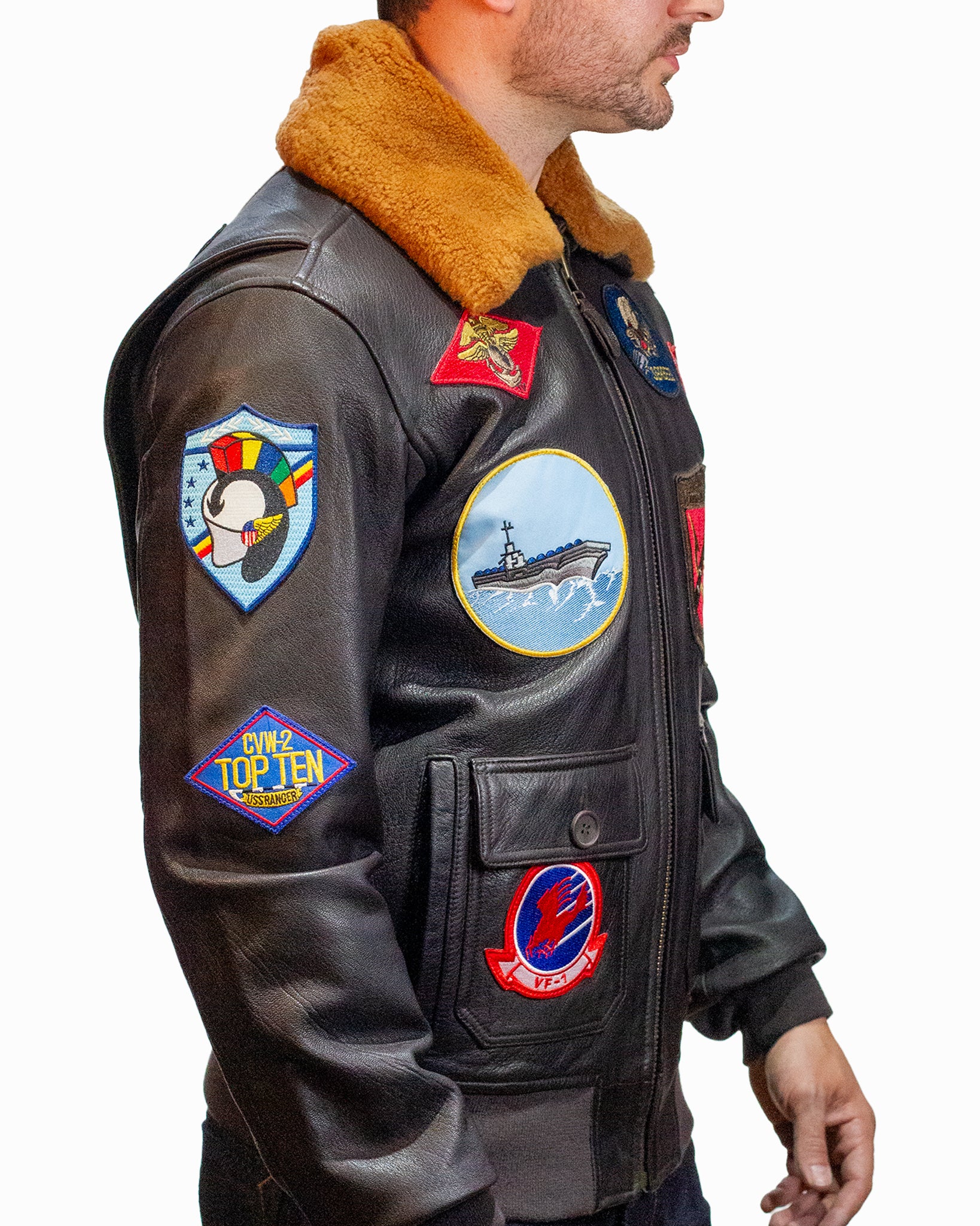 MuzeMerch - Men's G-1 Flight Jacket by Top Gun