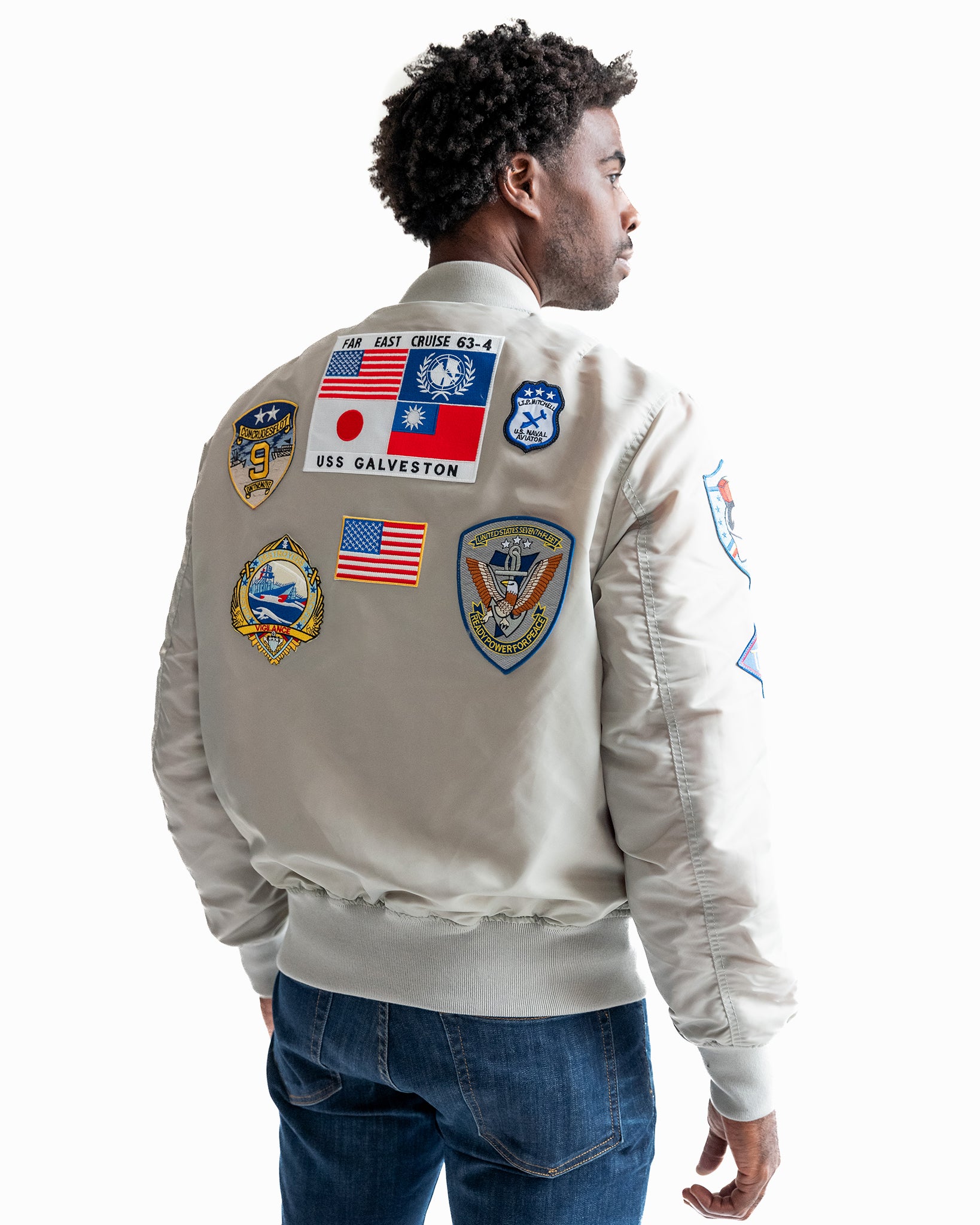 TOP GUN® MA-1 NYLON BOMBER JACKET WITH PATCHES – Top Gun Store