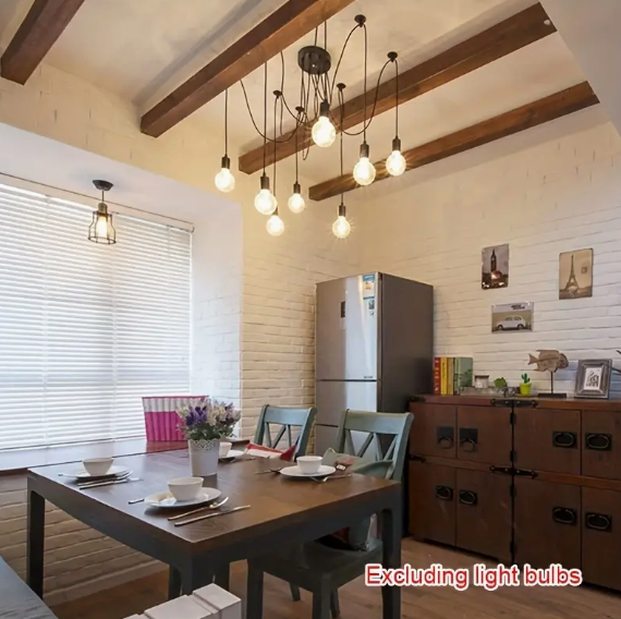 Rustic Elegance Multi-Pendant Chandelier