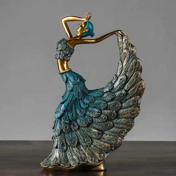 Enigmatic Elegance Dancer Figurine: