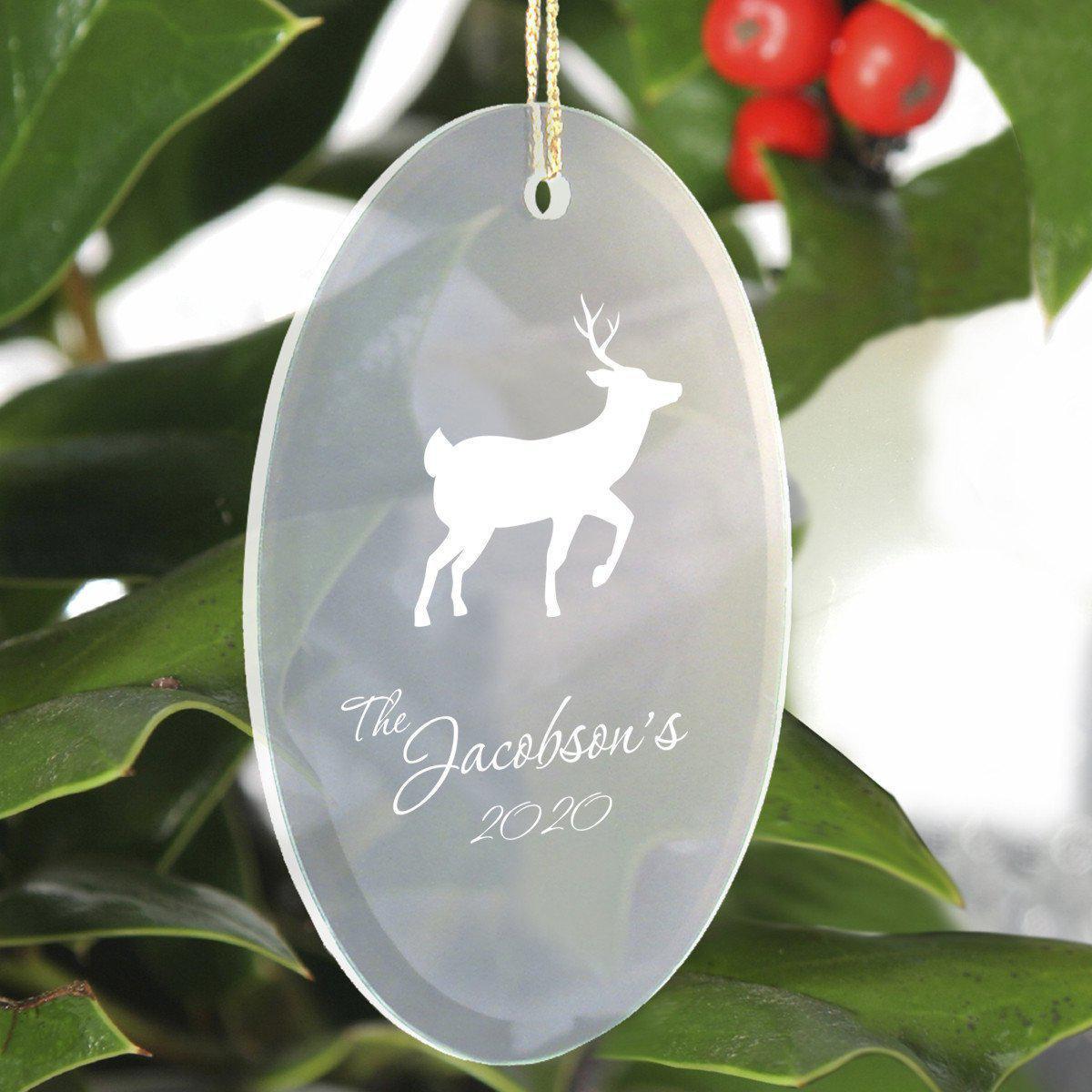 Personalized Beveled Glass Ornament