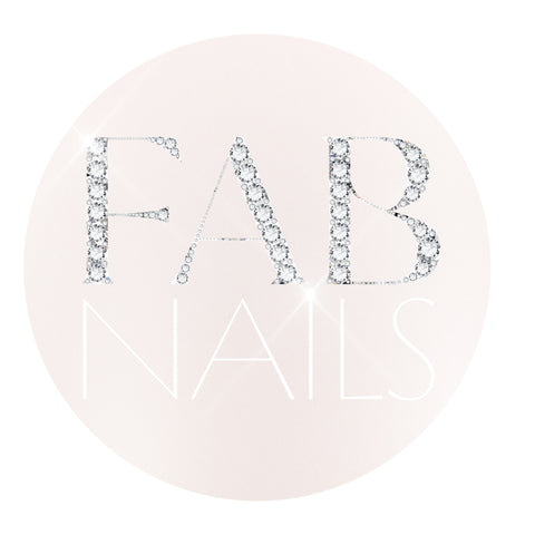 fabnails lux and glam nails, diamond gel polish