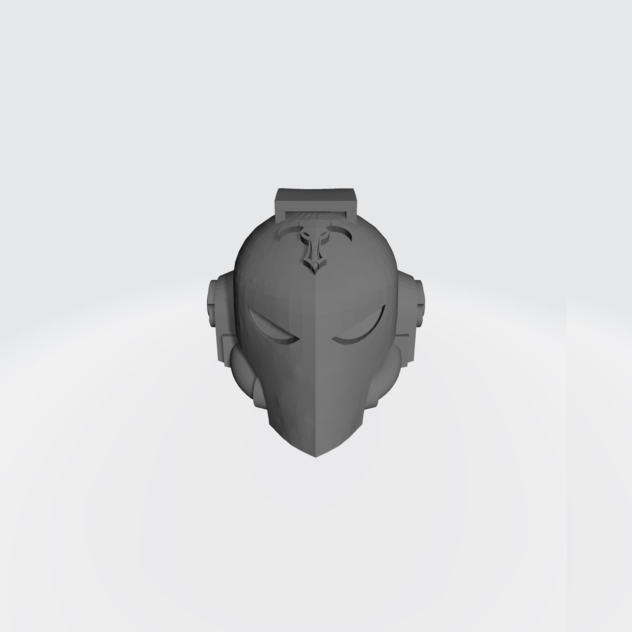 Minotaurs Chapter Spartan Helmet for JoyToy Space Marine Action Figure Compatible Warhammer 40K Custom Head Swaps