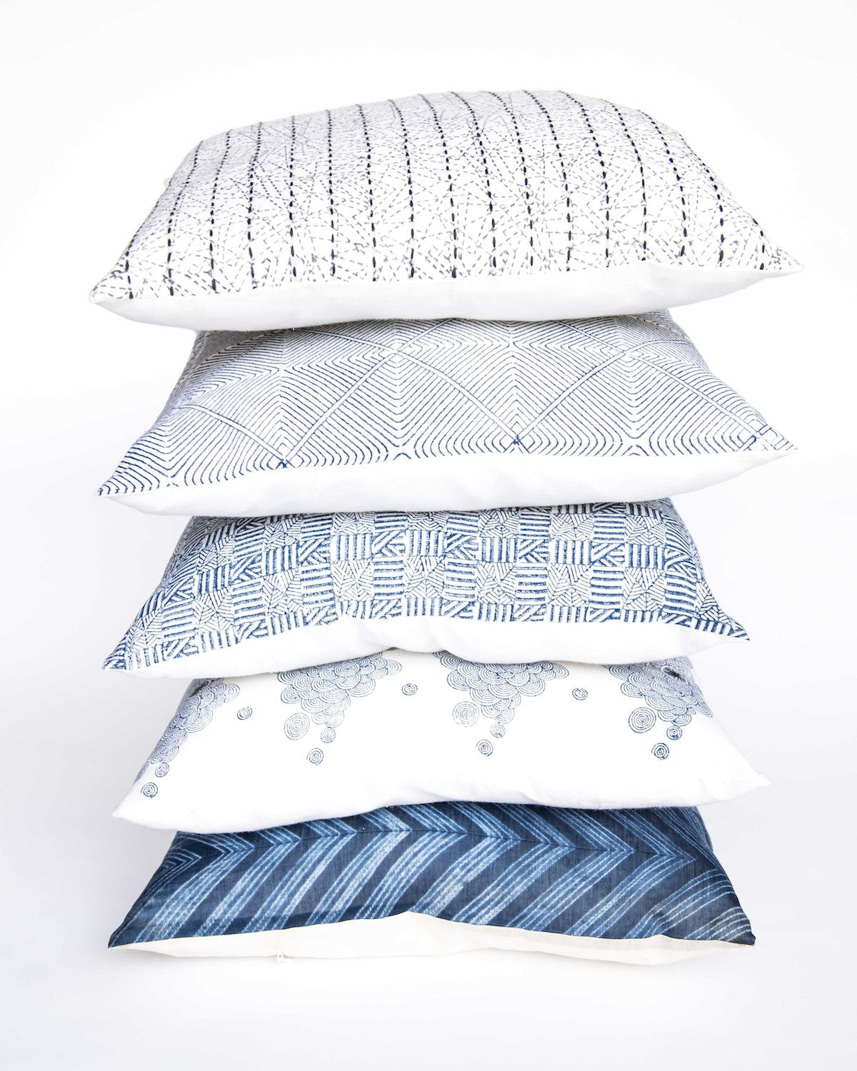 Shibori Silk Pillow - Bloom & Give