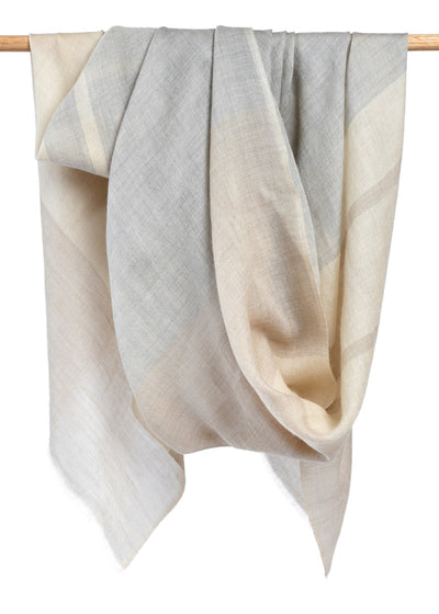 ivory cashmere scarf