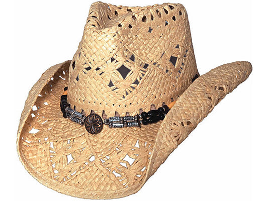 Stampede Men's Distressed Straw Cowboy Hat | Slashed, X-Large