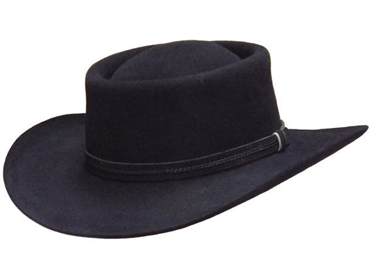 AzTex Elko Modified Gambler Hat 10X: Bone, 7 3/4
