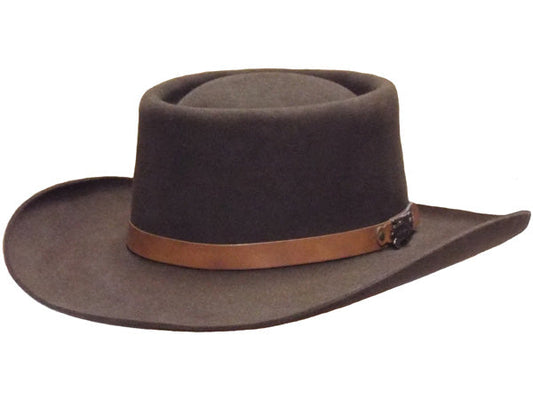 Brown Felt Cowboy Hats for Kids, 3 Pack