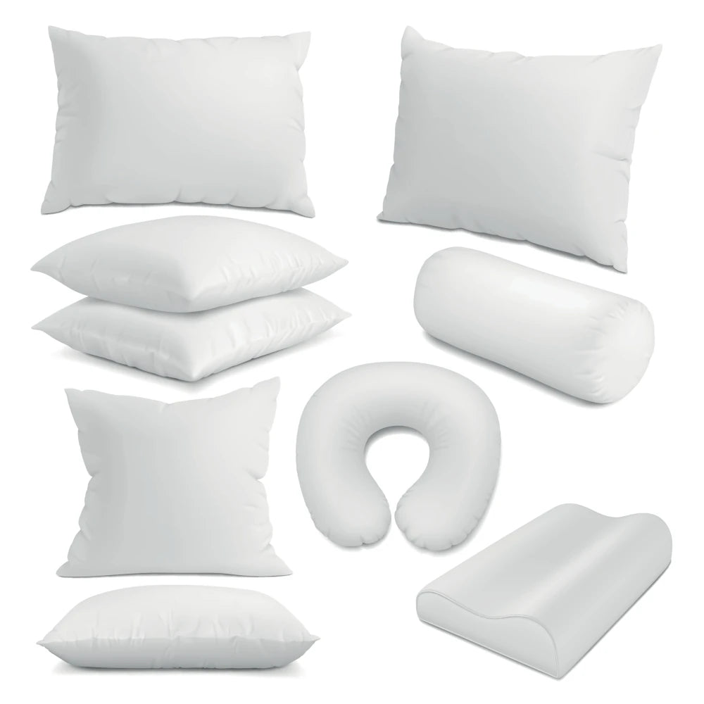 Different types of pillows