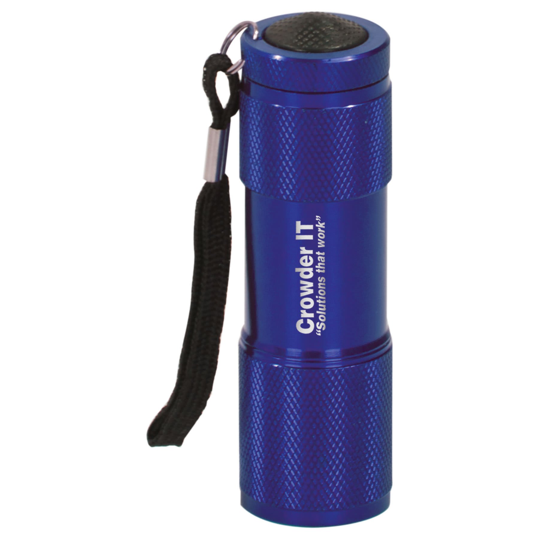 3 3/8" 9-LED Laserable Flashlight with Strap
