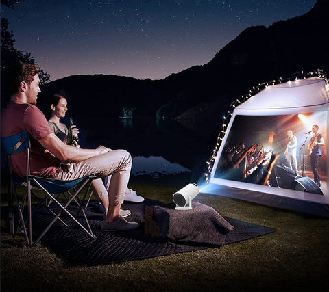 Projetor portatil Smart TV 4K orginal Cinemax cinema jogos filmes loja deepbel