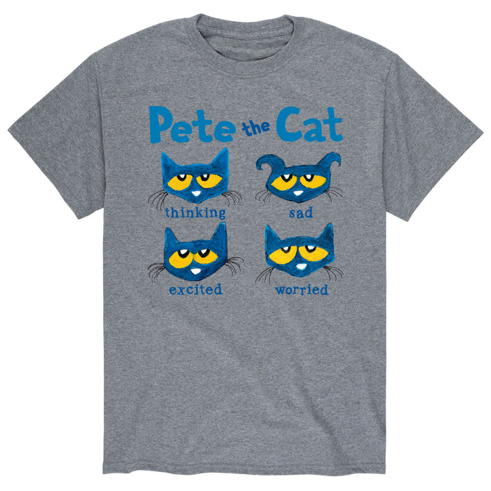 Pete The Cat© - Adult Tee Shirt - The Many Faces of Pete — kidteez
