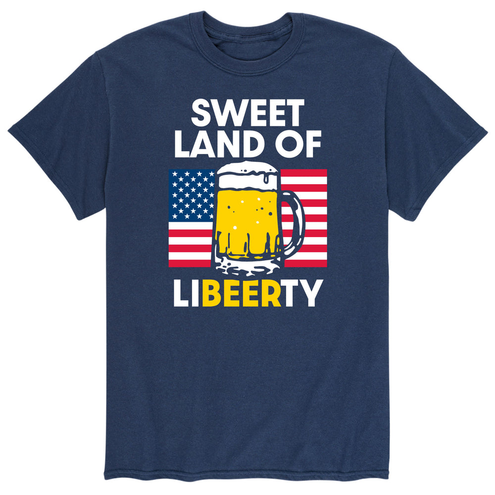 Sweet Land of Libeerty - Men's Short Sleeve Graphic T-Shirt