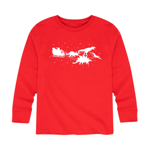  Sleigh All Day Christmas Slouchy Sweatshirt Red by