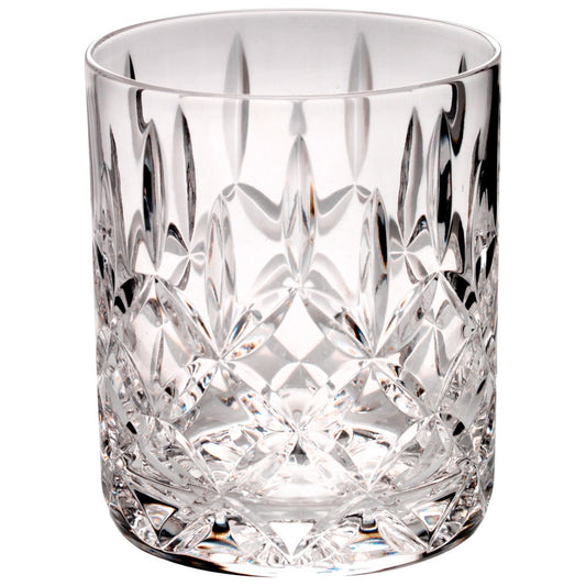 Cut Crystal 290ml Brandy Glass & Wooden Base 12cm (4.75)