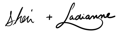 Handwriting - signatures of Sheri and Ladianne, co-founders of WoolTribe