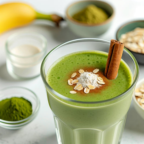 Matcha Hafer Smoothie