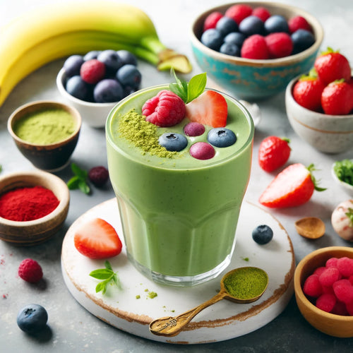 Beeren Matcha Smoothie