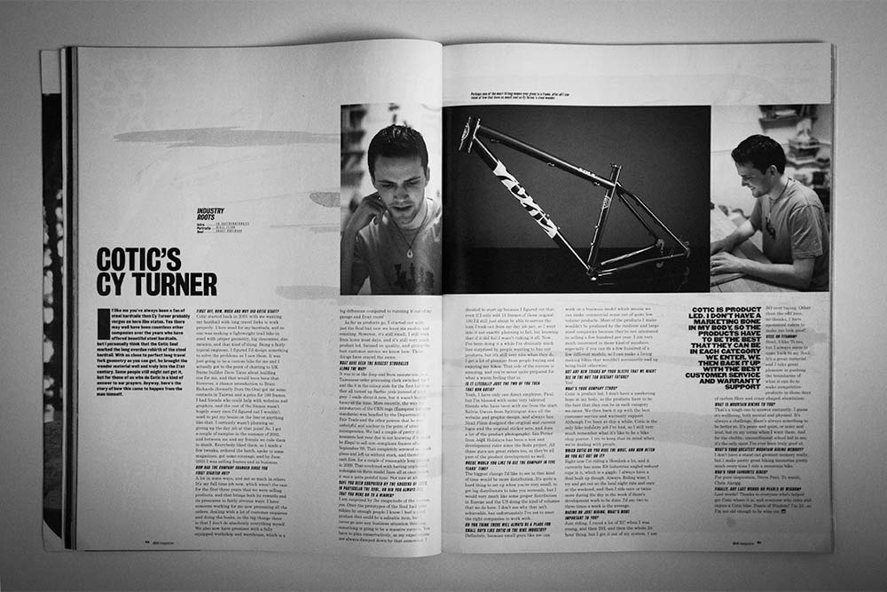 Dirt Magazine Issue 98 - Cy Turner from Cotic