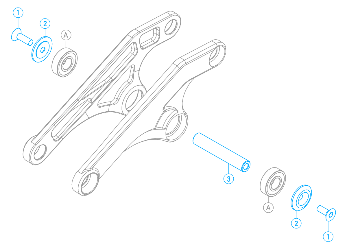 Airdrop Edit v3 Rocker Pivot Kit