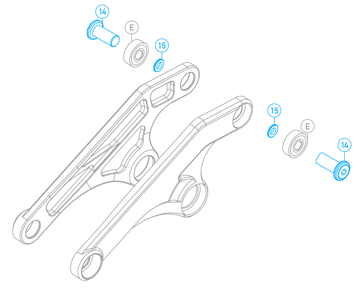 Airdrop Edit v3 Trunnion Mount Assembly