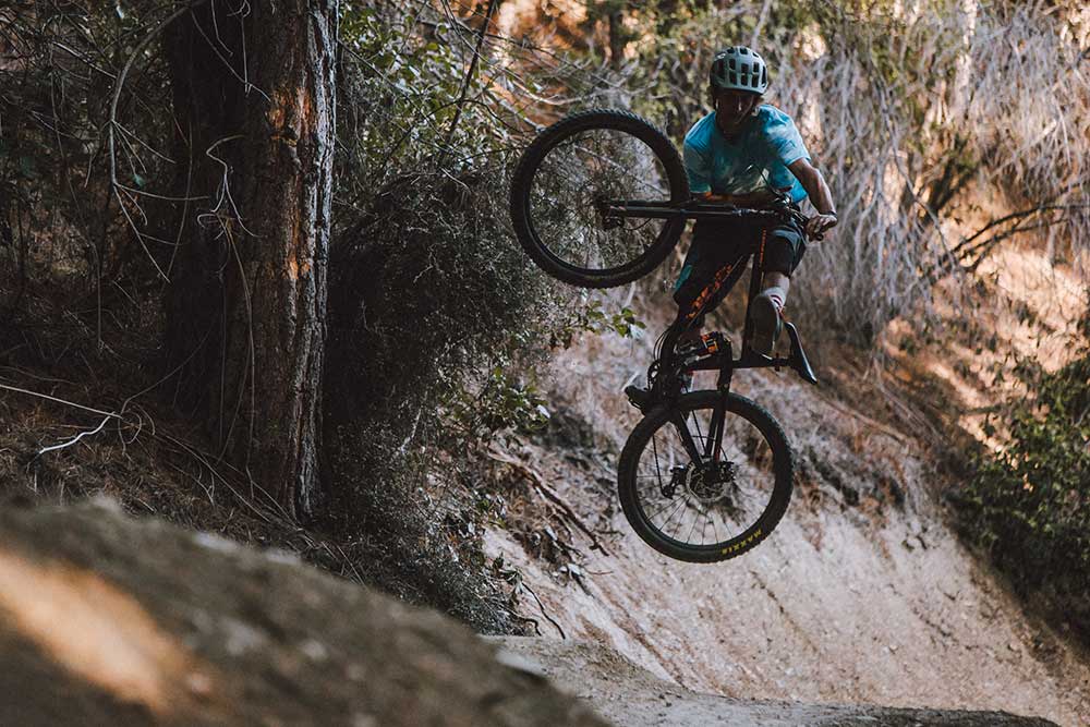 Pang riding his Edit in Queenstown