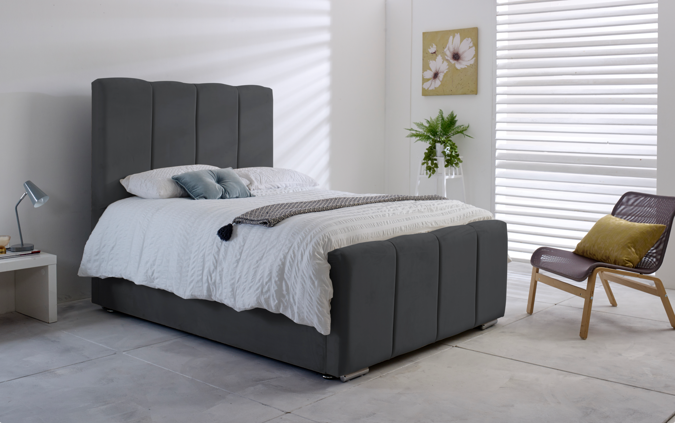 Steel Eccles Habitat Ottoman Bed Frame - Al Sultan Furnishings