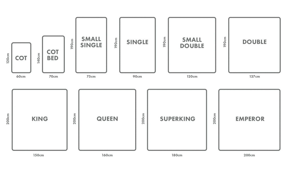 Beds Size Guide