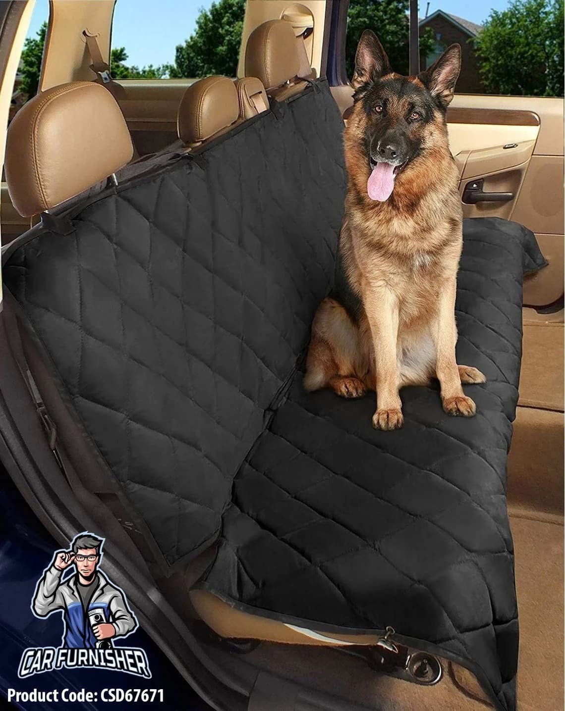 Dog-friendly car seat cover