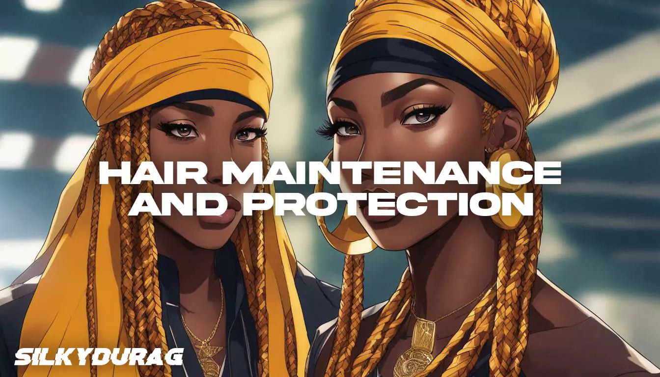 Hair maintenance and protection for braids with durag