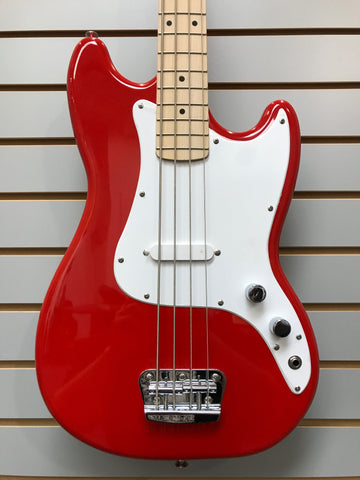 squier bronco bass torino red