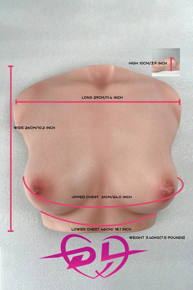 torso gel breasts b-61