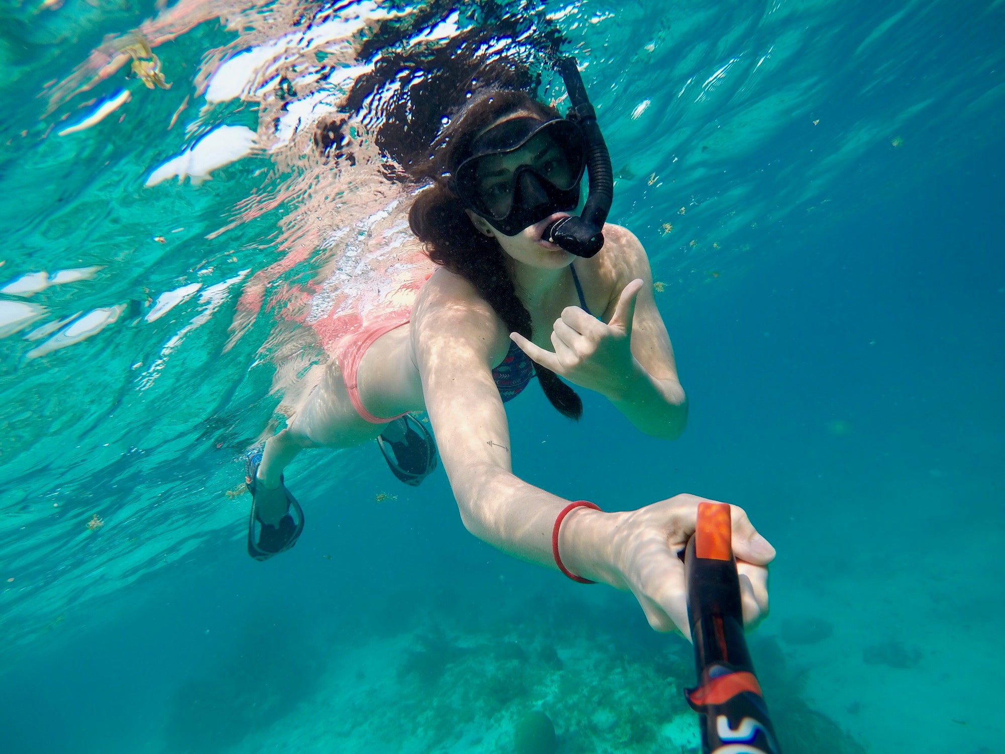 Variety Shot #1 - Woman snorkeling 